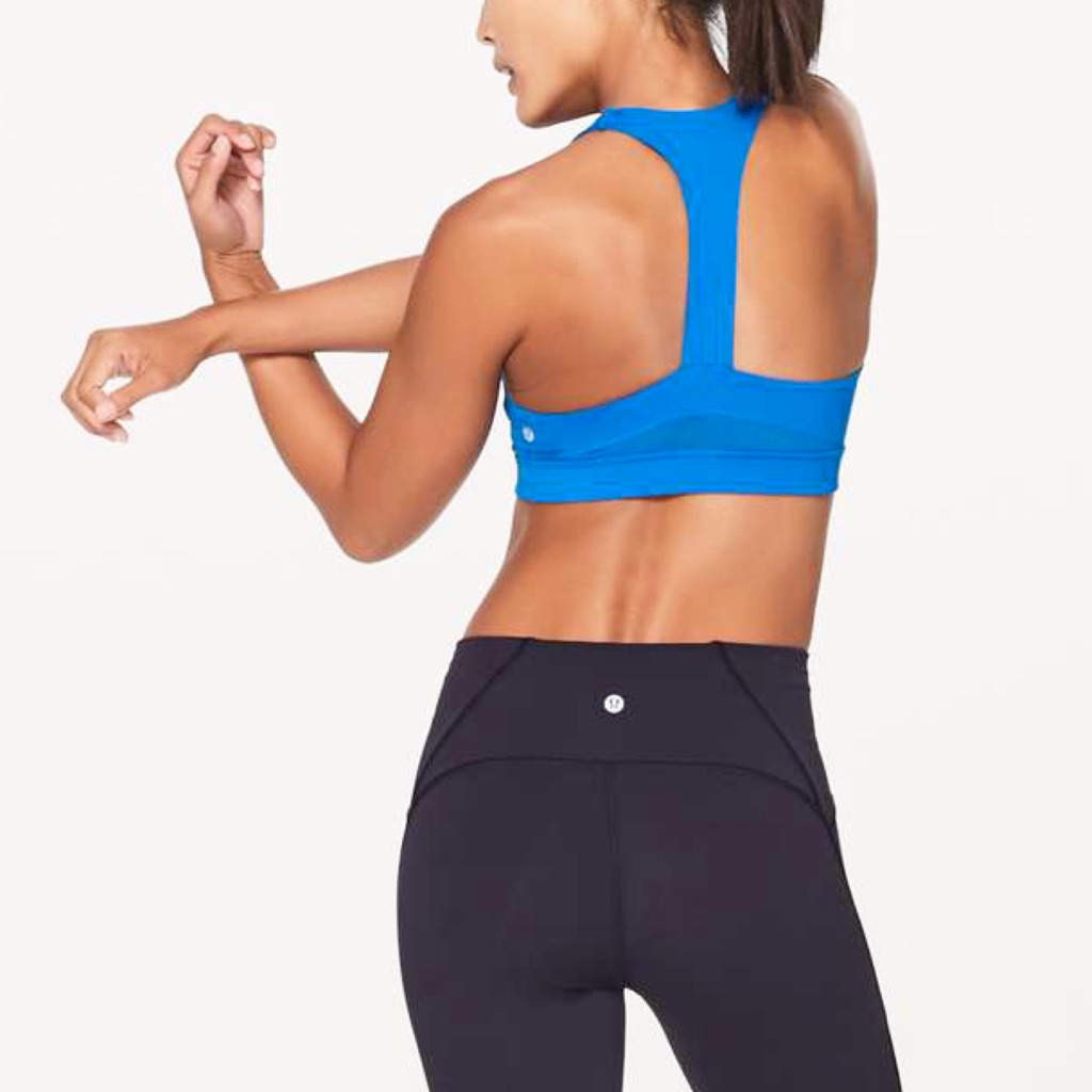 Lululemon Break Free Bra Sz 10 In Amalfi Blue